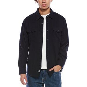 James Campbell Mens  Overshirt, Blue
